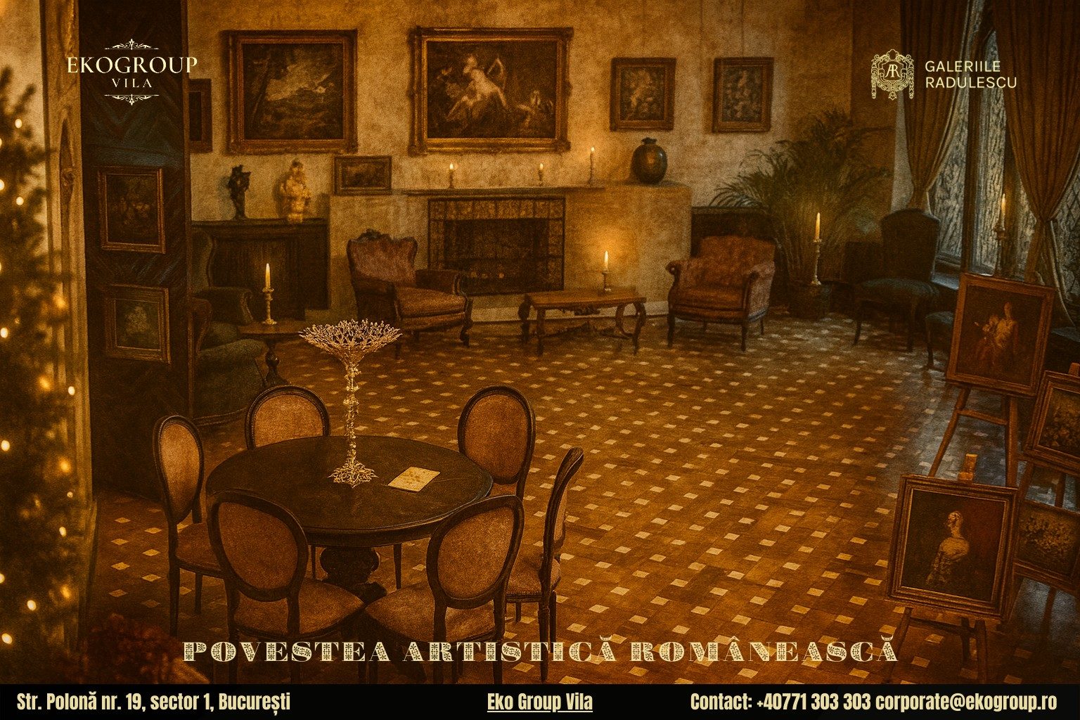 Povestea Crăciunului redescoperită în rafinamentul anilor ’30 la Eko Group Vila