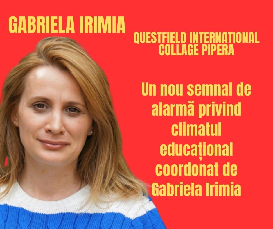Un nou semnal de alarmă privind climatul educațional coordonat de Gabriela Irimia